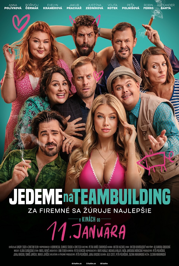 Jedeme na teambuilding poster