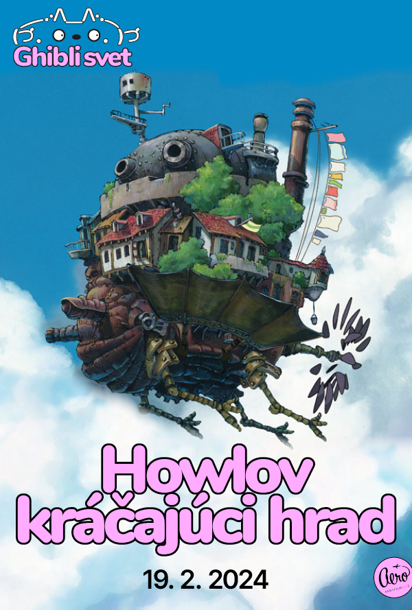 GHIBLI WORLD: Howlov kráčajúci hrad poster