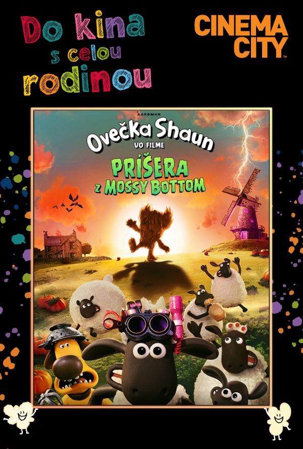 Ovečka Shaun vo filme Príšera z Mossy Bottom